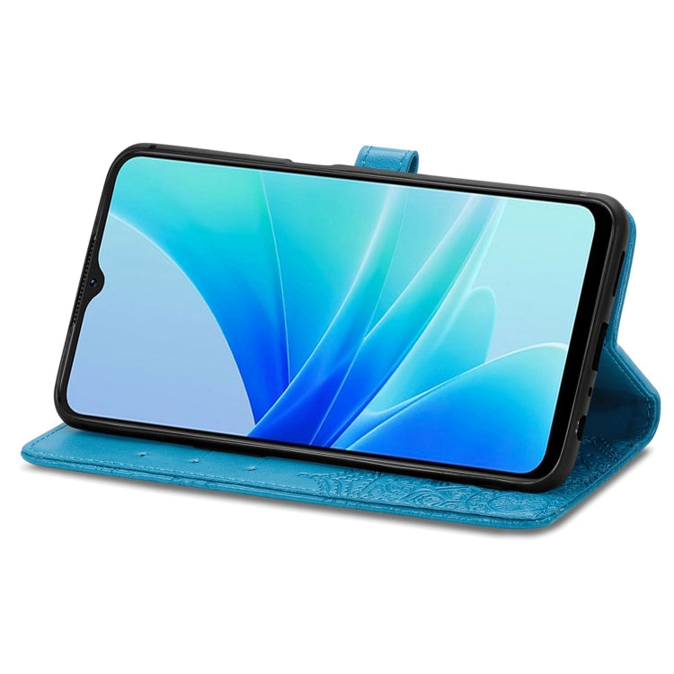 For OPPO  A57 4G Mandala Flower Embossed Leather Phone Case