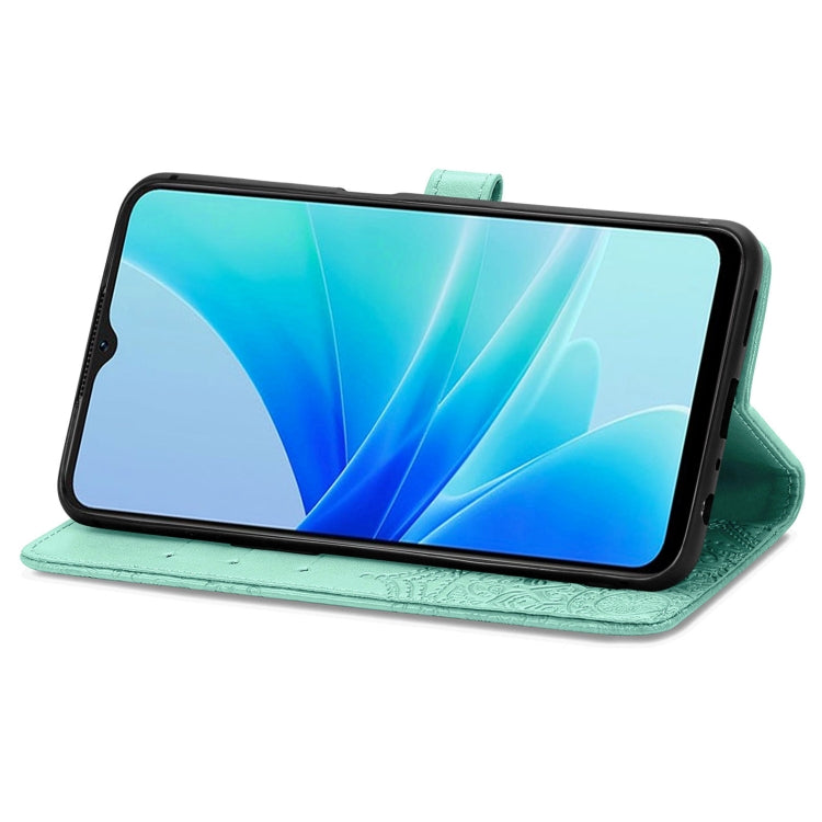 For OPPO  A57 4G Mandala Flower Embossed Leather Phone Case