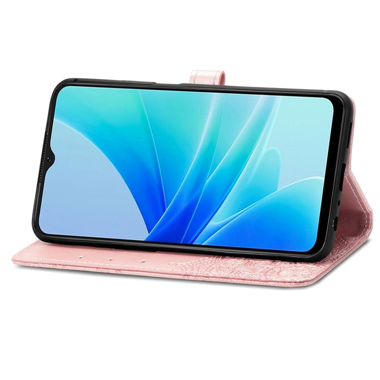 For OPPO  A57 4G Mandala Flower Embossed Leather Phone Case