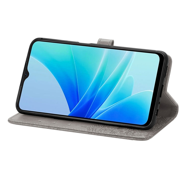 For OPPO  A57 4G Mandala Flower Embossed Leather Phone Case