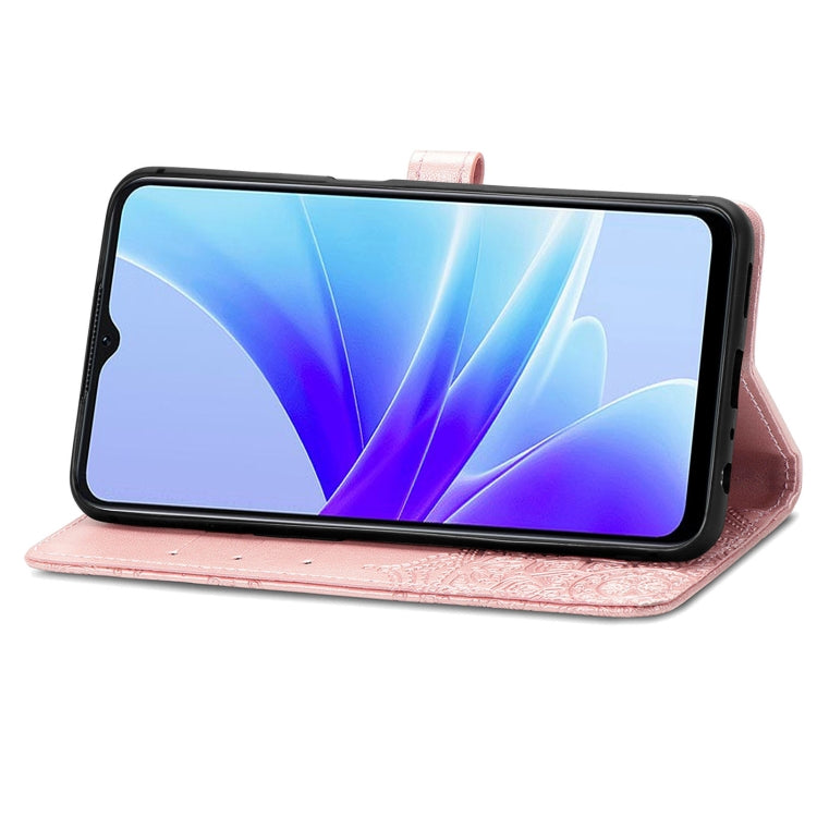 For OPPO A57s Mandala Flower Embossed Leather Phone Case