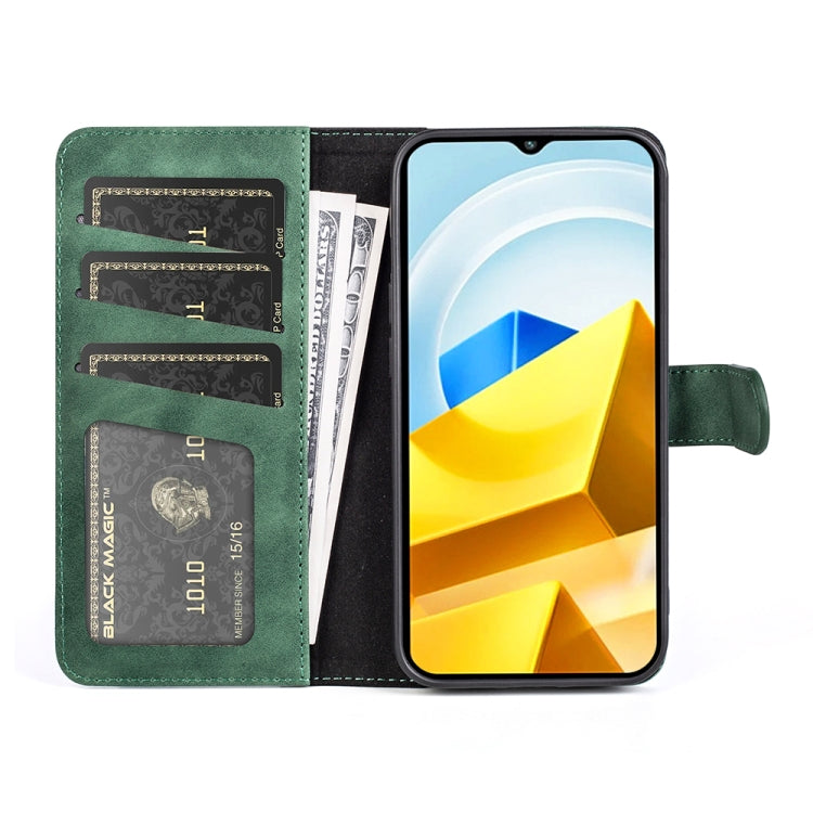 For Xiaomi Poco M5 4G Stitching Horizontal Flip Leather Phone Case