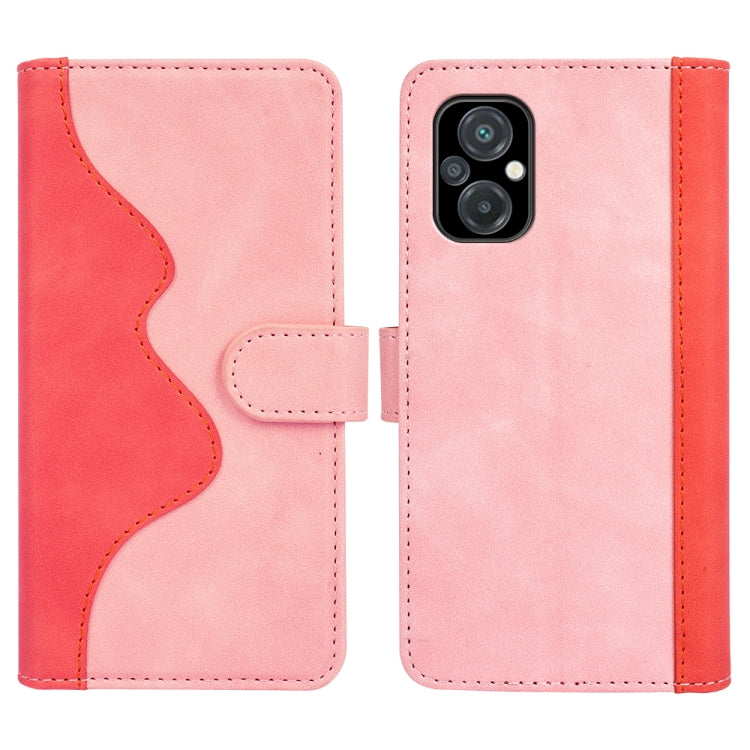 For Xiaomi Poco M5 4G Stitching Horizontal Flip Leather Phone Case