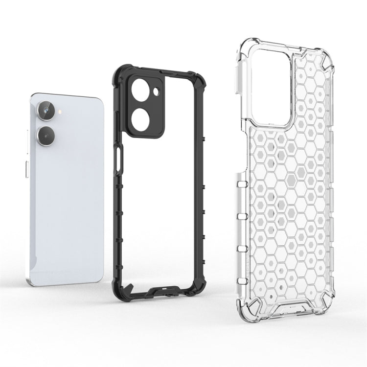 For Realme 10 Pro 5G Honeycomb Shockproof Phone Case