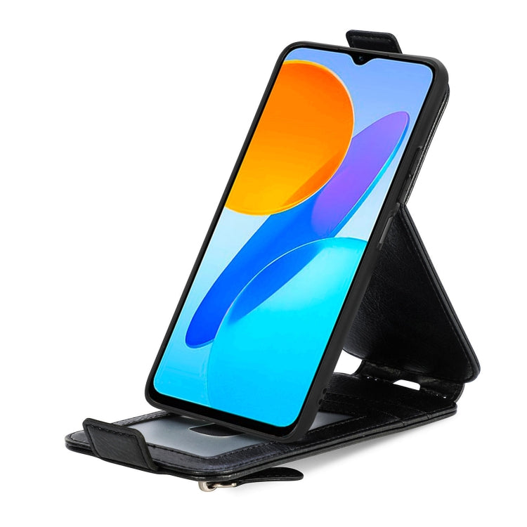 For Honor X8 5G Zipper Wallet Vertical Flip Leather Phone Case