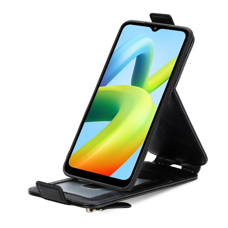 For Xiaomi Redmi A1+ Zipper Wallet Vertical Flip Leather Phone Case