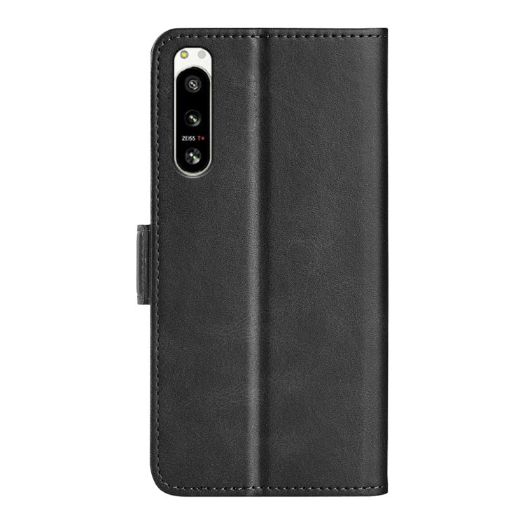 For Sony Xperia 5 IV Dual-side Magnetic Buckle Horizontal Flip Leather Phone Case