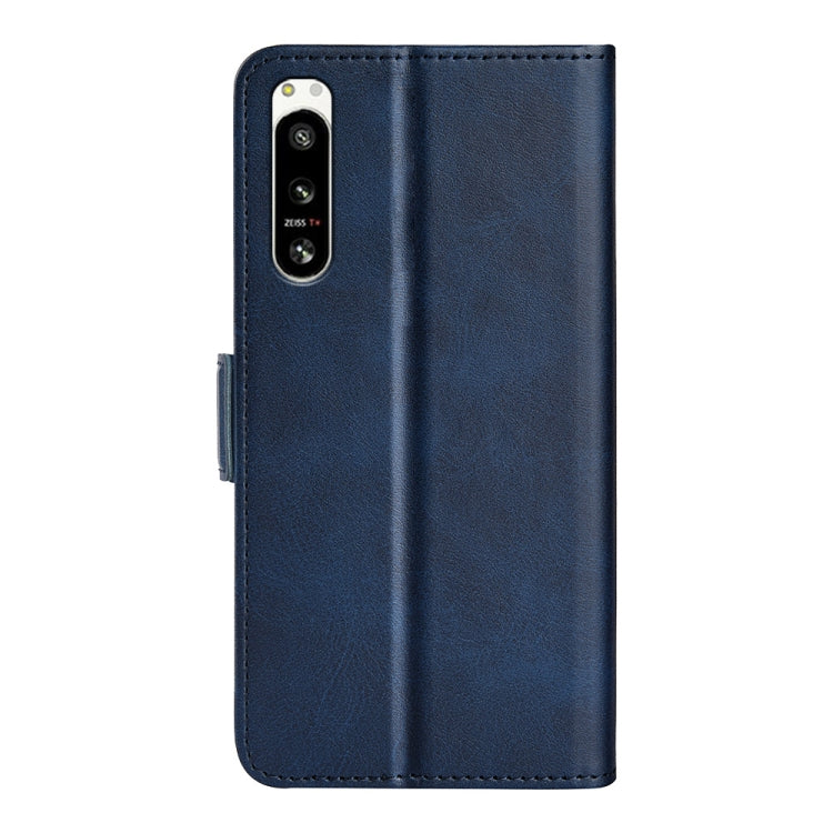 For Sony Xperia 5 IV Dual-side Magnetic Buckle Horizontal Flip Leather Phone Case