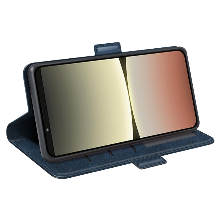 For Sony Xperia 5 IV Dual-side Magnetic Buckle Horizontal Flip Leather Phone Case