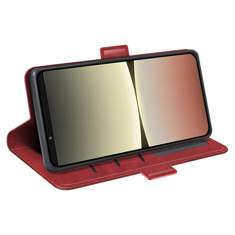 For Sony Xperia 5 IV Dual-side Magnetic Buckle Horizontal Flip Leather Phone Case