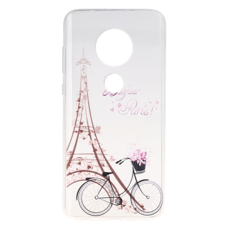 Stylish and Beautiful Pattern TPU Drop Protection Cover for MOTO G7