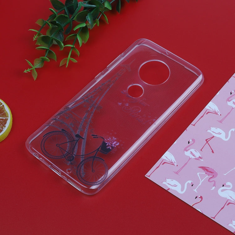 Stylish and Beautiful Pattern TPU Drop Protection Cover for MOTO G7