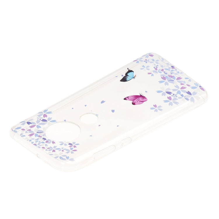 Stylish and Beautiful Pattern TPU Drop Protection Cover for MOTO G7