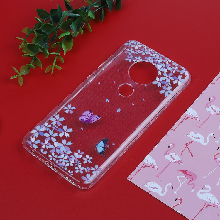 Stylish and Beautiful Pattern TPU Drop Protection Cover for MOTO G7