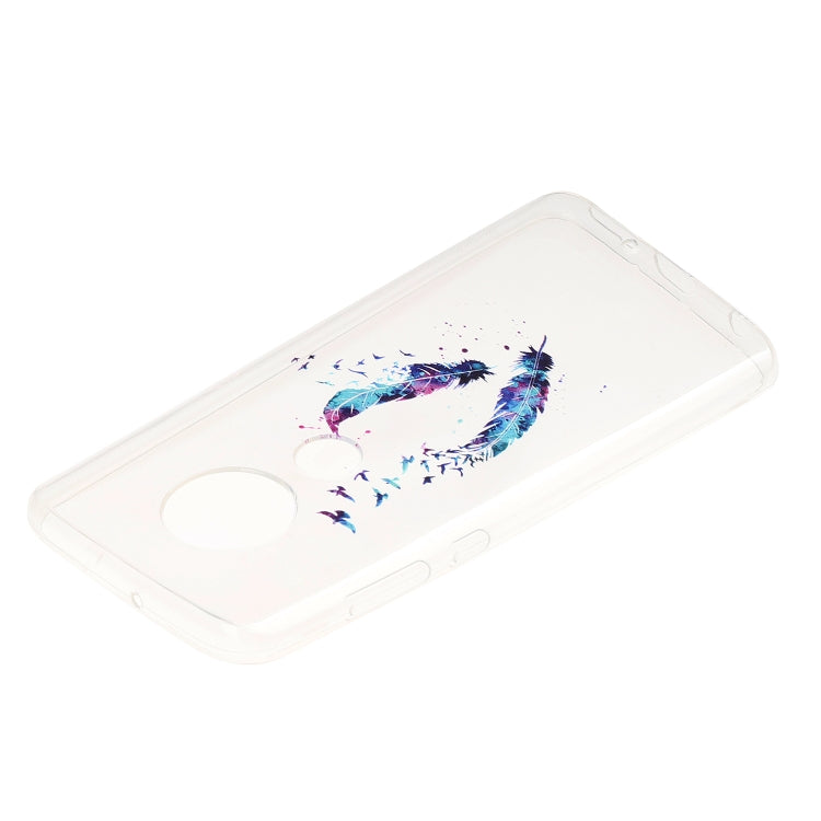 Stylish and Beautiful Pattern TPU Drop Protection Cover for MOTO G7