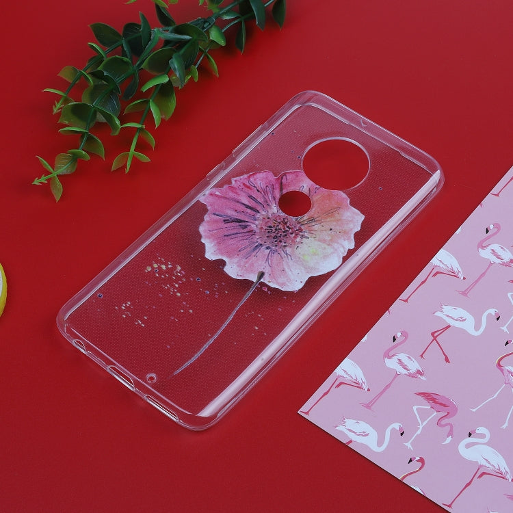 Stylish and Beautiful Pattern TPU Drop Protection Cover for MOTO G7