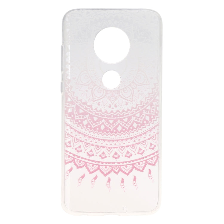 Stylish and Beautiful Pattern TPU Drop Protection Cover for MOTO G7