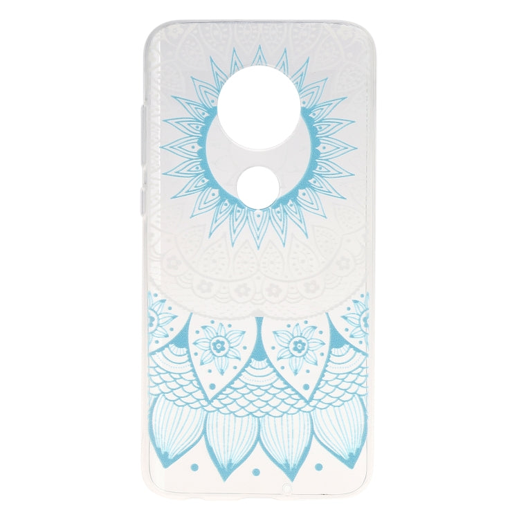 Stylish and Beautiful Pattern TPU Drop Protection Cover for MOTO G7