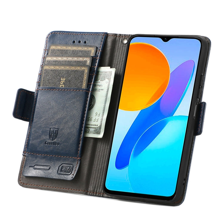 For Honor X8 5G CaseNeo Splicing Dual Magnetic Buckle Leather Phone Case