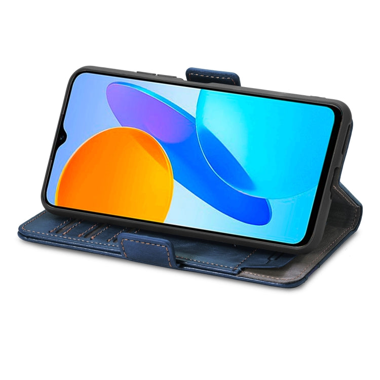 For Honor X8 5G CaseNeo Splicing Dual Magnetic Buckle Leather Phone Case