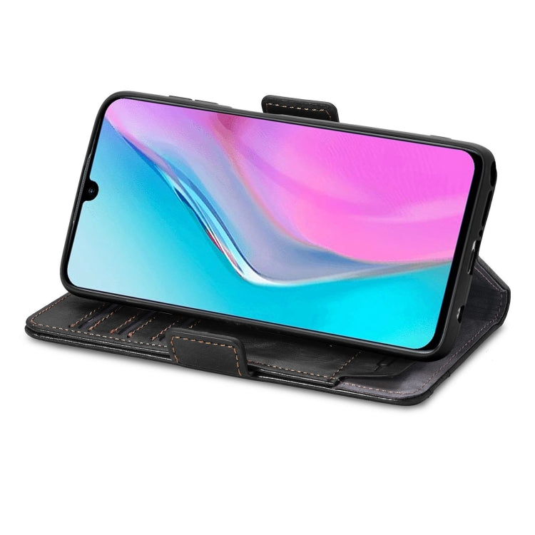 For Infinix Note 11 CaseNeo Splicing Dual Magnetic Buckle Leather Phone Case