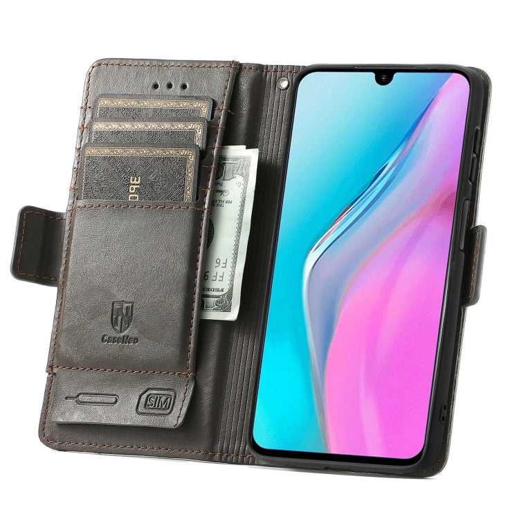 For Infinix Note 11 CaseNeo Splicing Dual Magnetic Buckle Leather Phone Case