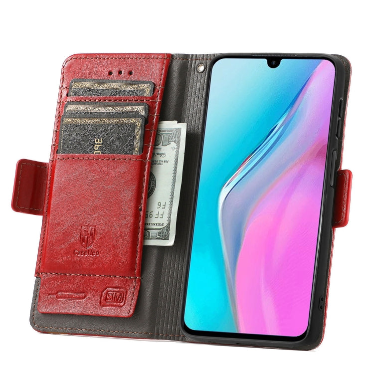 For Infinix Note 11 CaseNeo Splicing Dual Magnetic Buckle Leather Phone Case