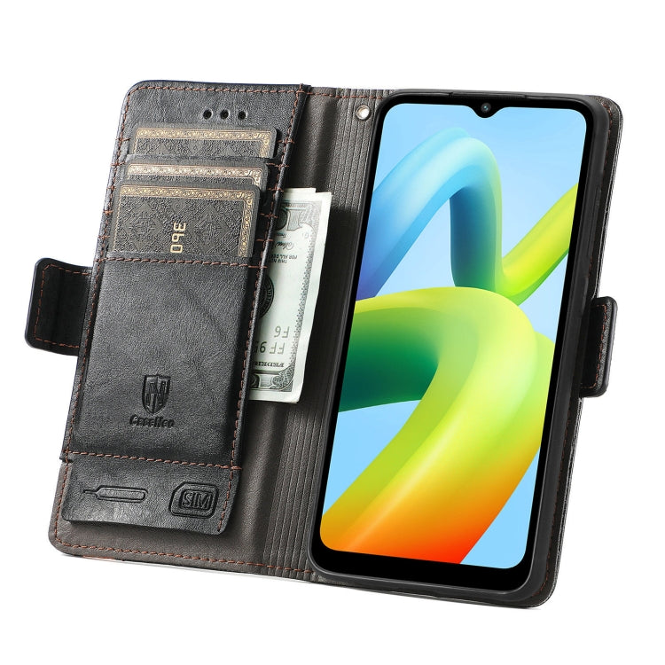 For Xiaomi Redmi A1+ CaseNeo Splicing Dual Magnetic Buckle Leather Phone Case