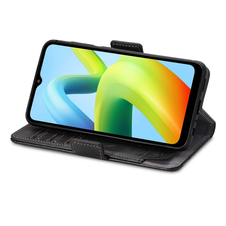 For Xiaomi Redmi A1+ CaseNeo Splicing Dual Magnetic Buckle Leather Phone Case