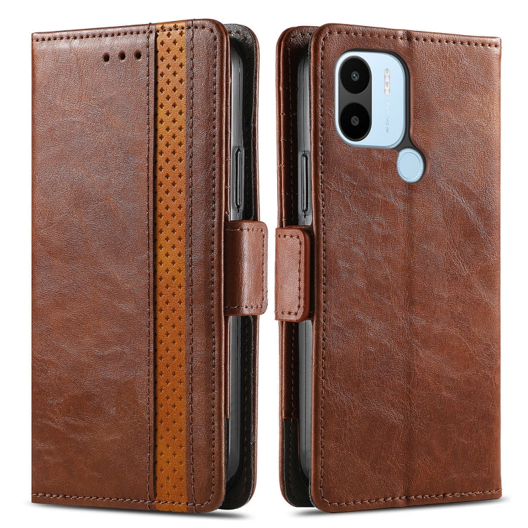 For Xiaomi Redmi A1+ CaseNeo Splicing Dual Magnetic Buckle Leather Phone Case