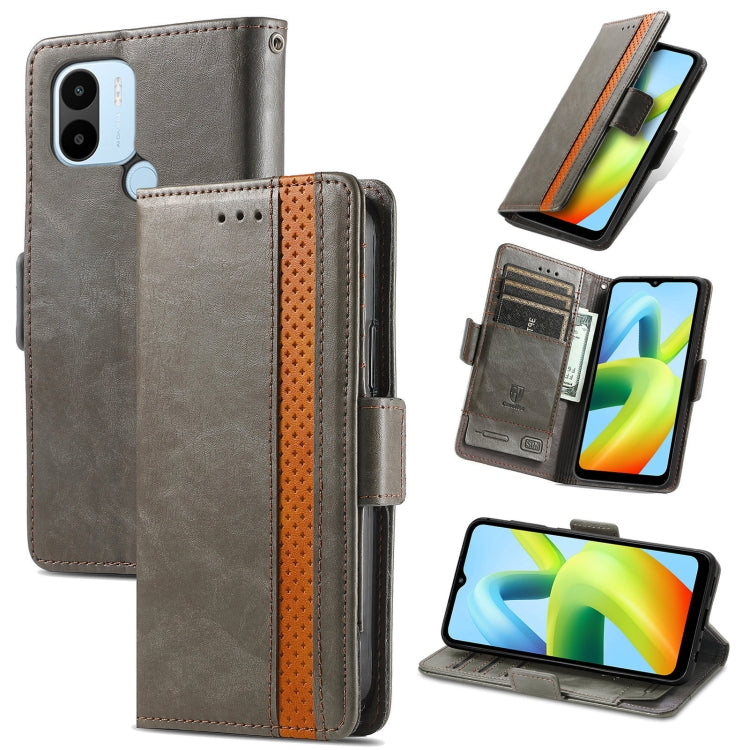 For Xiaomi Redmi A1+ CaseNeo Splicing Dual Magnetic Buckle Leather Phone Case