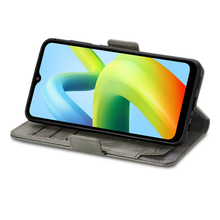 For Xiaomi Redmi A1+ CaseNeo Splicing Dual Magnetic Buckle Leather Phone Case