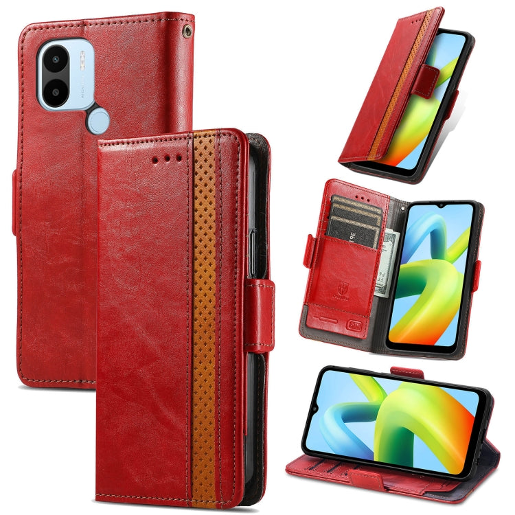 For Xiaomi Redmi A1+ CaseNeo Splicing Dual Magnetic Buckle Leather Phone Case