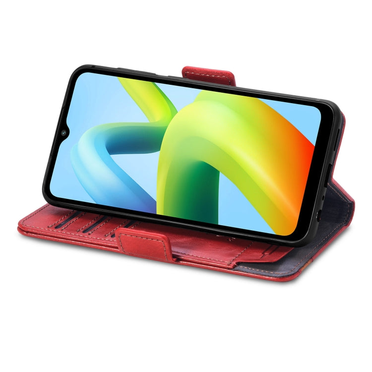 For Xiaomi Redmi A1+ CaseNeo Splicing Dual Magnetic Buckle Leather Phone Case