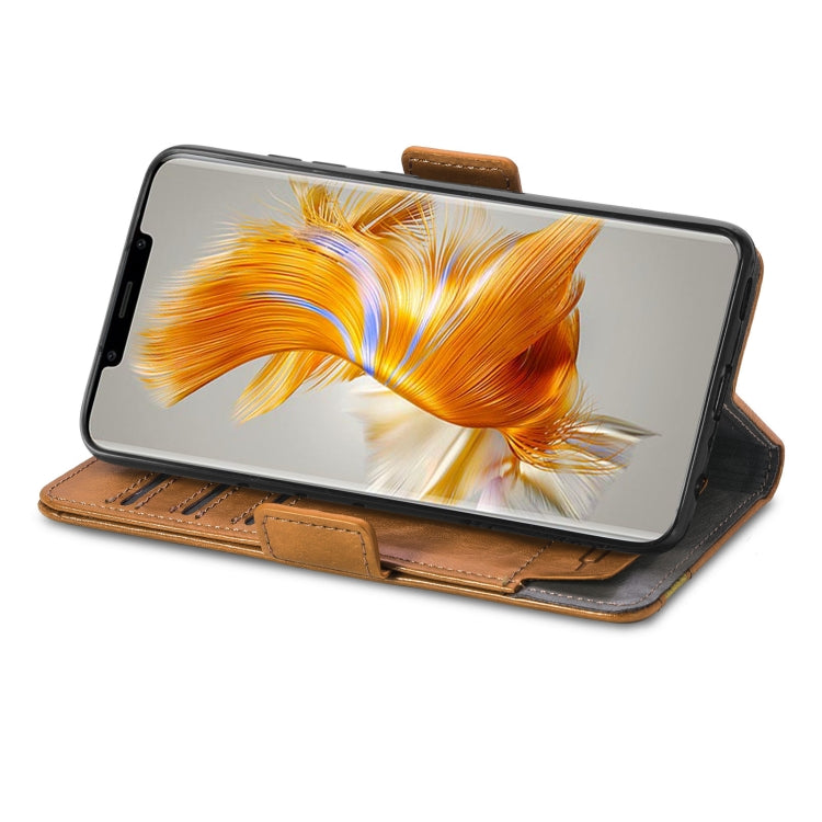 For Huawei Mate 50 Pro CaseNeo Splicing Dual Magnetic Buckle Leather Phone Case