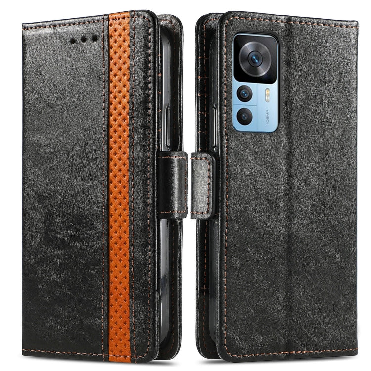 For Xiaomi Redmi K50 Ultra CaseNeo Splicing Dual Magnetic Buckle Leather Phone Case