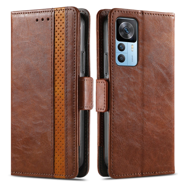 For Xiaomi Redmi K50 Ultra CaseNeo Splicing Dual Magnetic Buckle Leather Phone Case