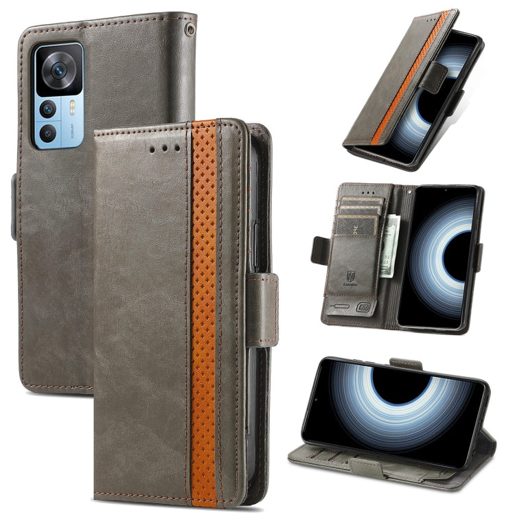 For Xiaomi Redmi K50 Ultra CaseNeo Splicing Dual Magnetic Buckle Leather Phone Case