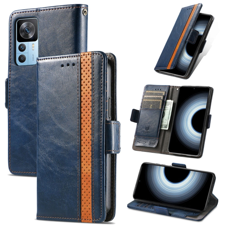 For Xiaomi Redmi K50 Ultra CaseNeo Splicing Dual Magnetic Buckle Leather Phone Case