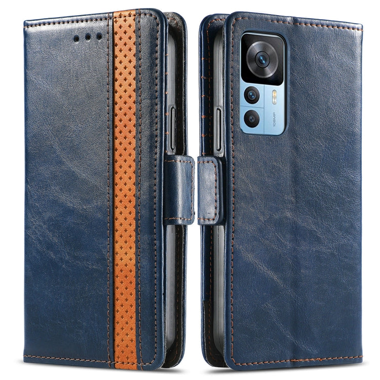 For Xiaomi Redmi K50 Ultra CaseNeo Splicing Dual Magnetic Buckle Leather Phone Case