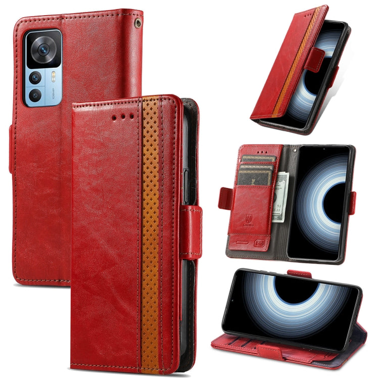 For Xiaomi Redmi K50 Ultra CaseNeo Splicing Dual Magnetic Buckle Leather Phone Case