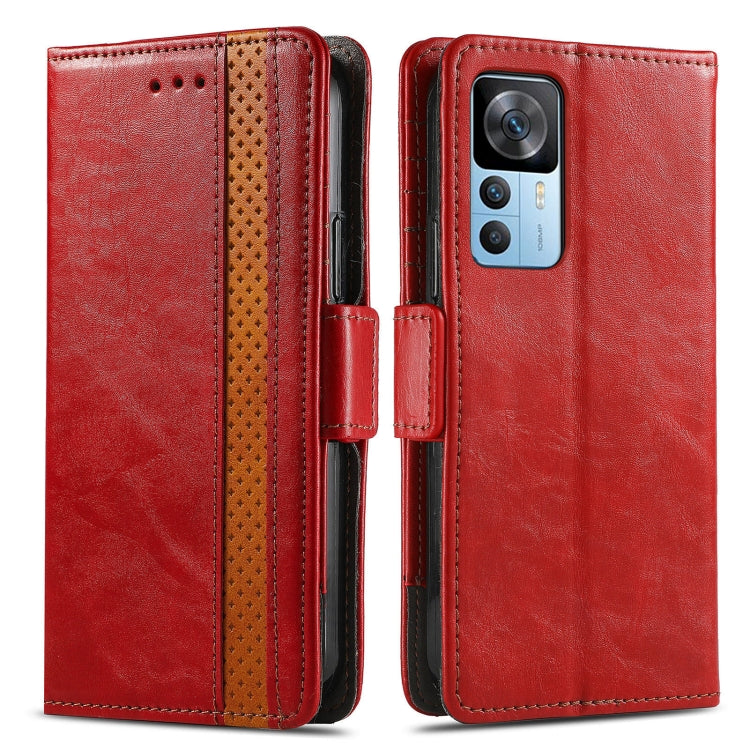 For Xiaomi Redmi K50 Ultra CaseNeo Splicing Dual Magnetic Buckle Leather Phone Case