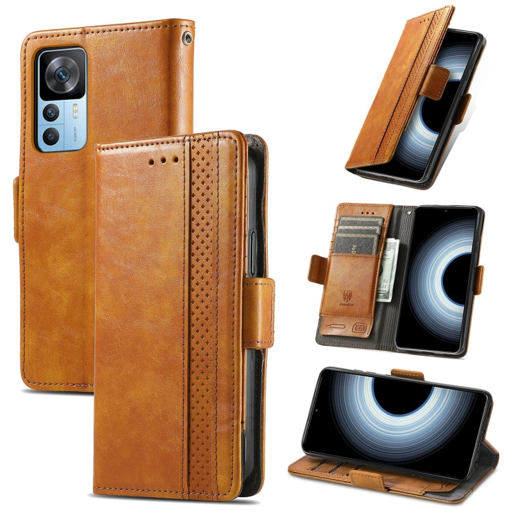 For Xiaomi Redmi K50 Ultra CaseNeo Splicing Dual Magnetic Buckle Leather Phone Case