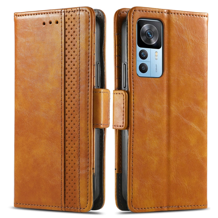 For Xiaomi Redmi K50 Ultra CaseNeo Splicing Dual Magnetic Buckle Leather Phone Case