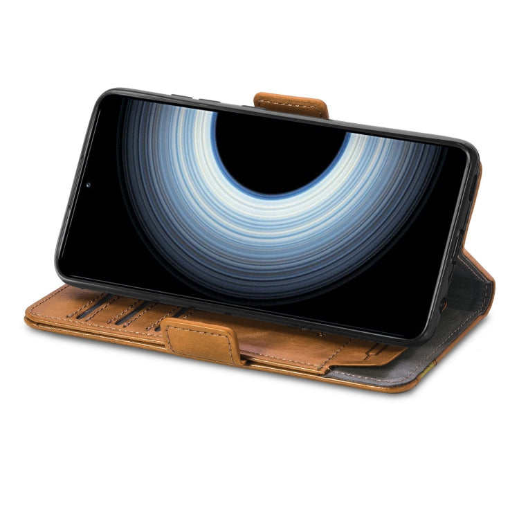 For Xiaomi Redmi K50 Ultra CaseNeo Splicing Dual Magnetic Buckle Leather Phone Case