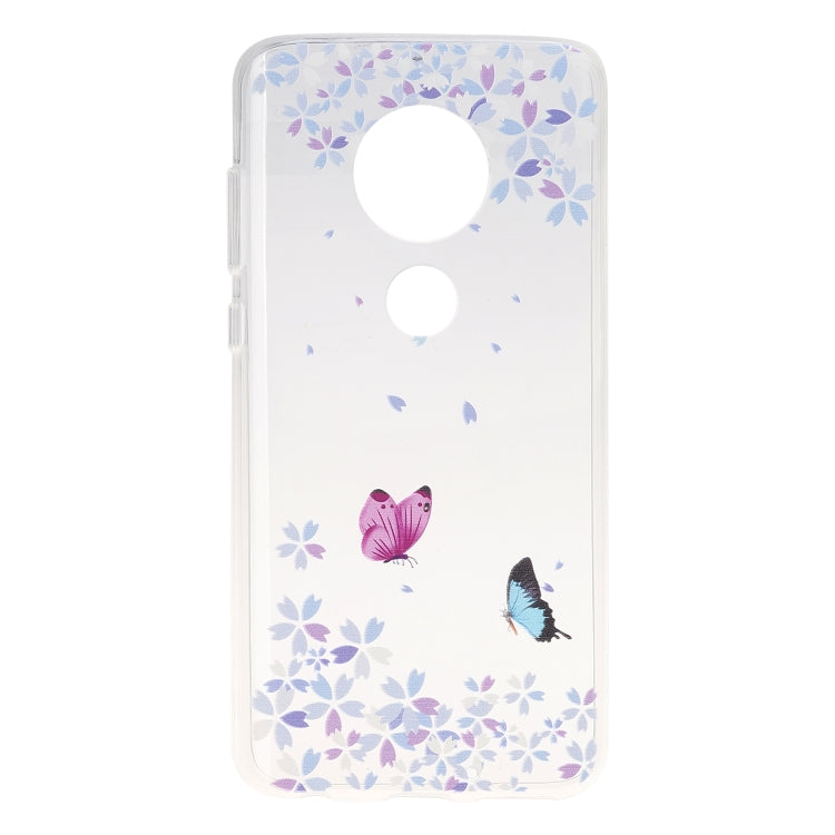 Stylish and Beautiful Pattern TPU Drop Protection Cover for MOTO G7 Plus