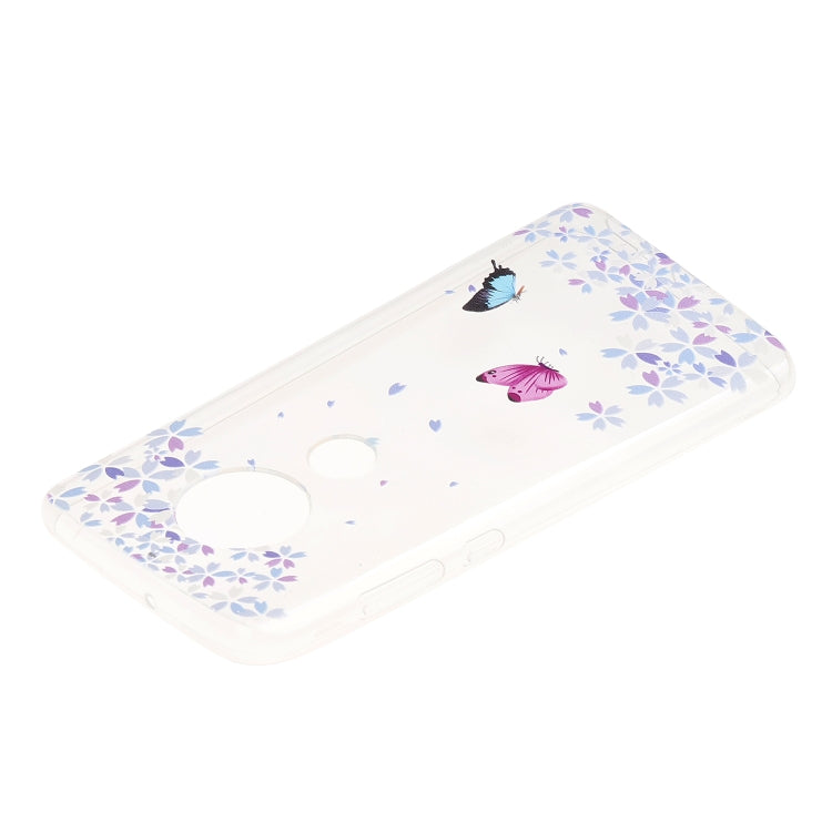 Stylish and Beautiful Pattern TPU Drop Protection Cover for MOTO G7 Plus