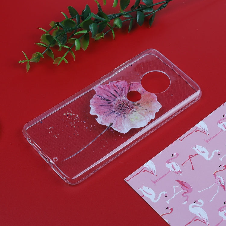 Stylish and Beautiful Pattern TPU Drop Protection Cover for MOTO G7 Plus