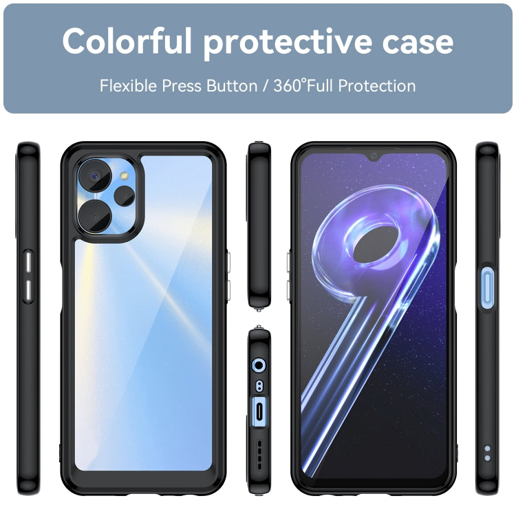 For Realme 10S 5G Colorful Series Acrylic + TPU Phone Case