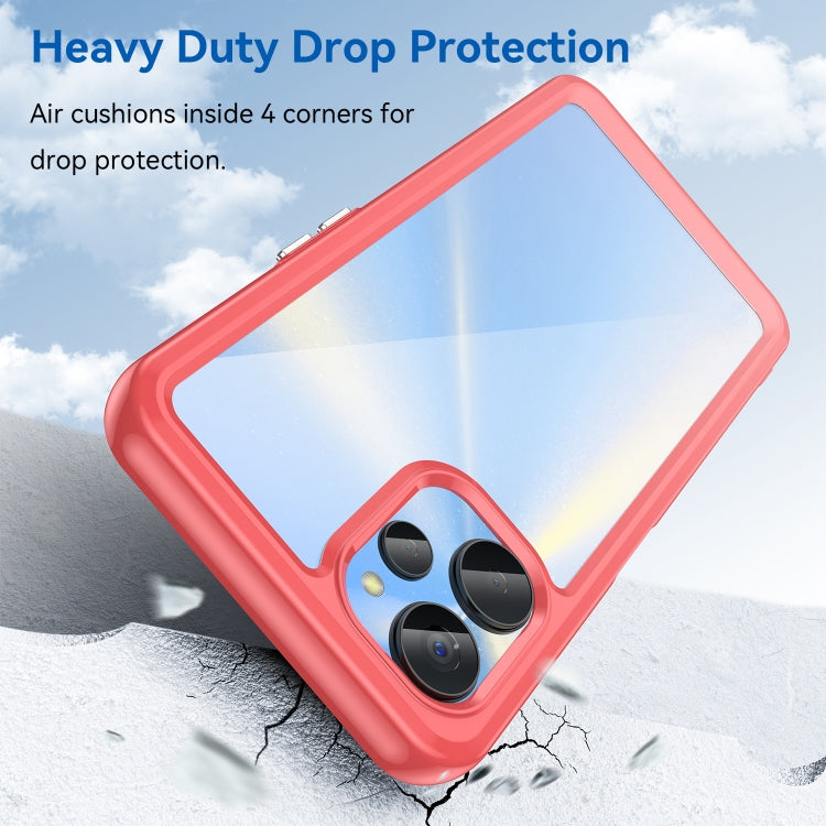 For Realme 10S 5G Colorful Series Acrylic + TPU Phone Case